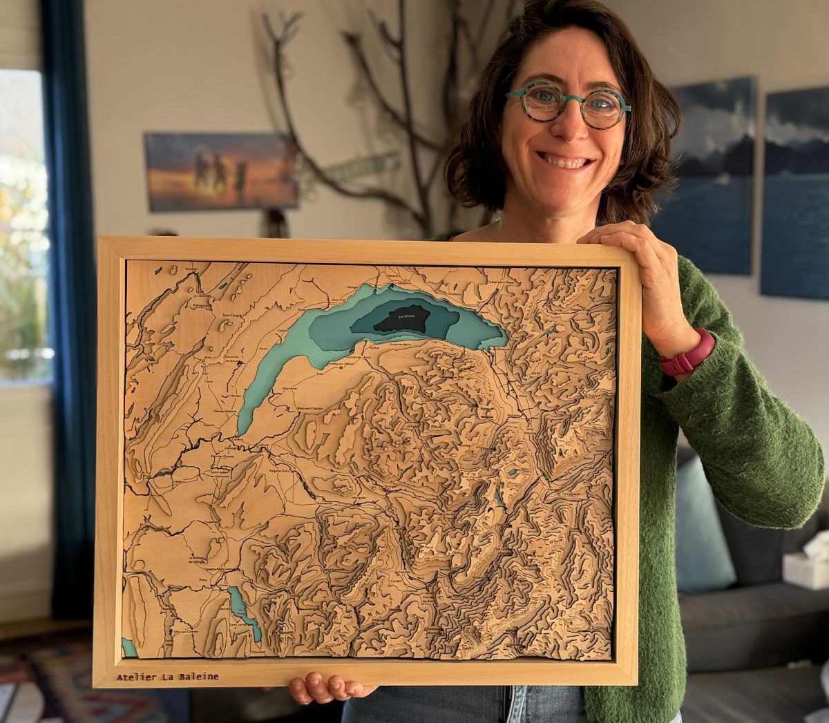Exemple de carte 40x50cm
